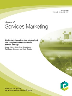 cover image of Journal of Services Marketing, Volume 31, Number Apr 5